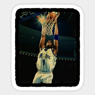 Tracy McGrady - Vintage Design Of Basketball Sticker